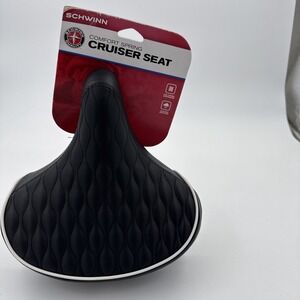 Schwinn Comfort Spring Coil Quilted Wide Water Resistant Cruiser Bicycle Seat